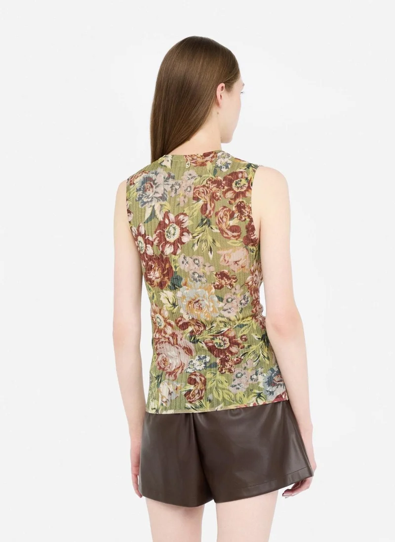 ليو جو Printed top